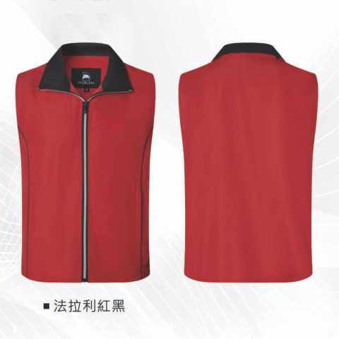 50D複合布單面穿薄背心
390法拉利紅黑背心(中性版)